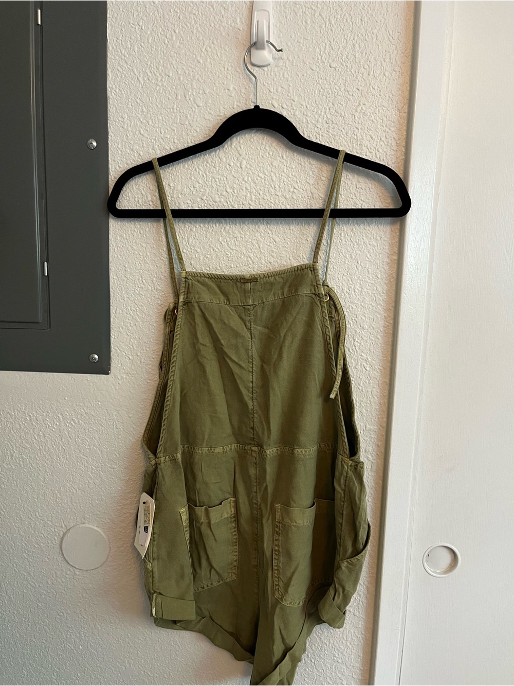 Billabong Olive Green Utility Romper